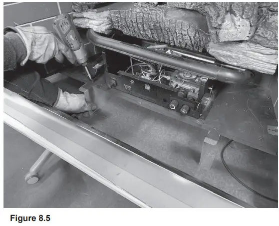 outdoor lifestyles VOFB42-H Outdoor Fireplace - screws securing