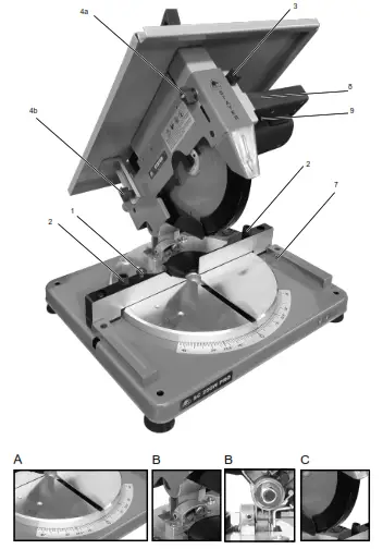 STAYER SC 250W Pro Mitre Saw - Figure1