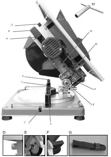STAYER SC 250W Pro Mitre Saw - Figure2
