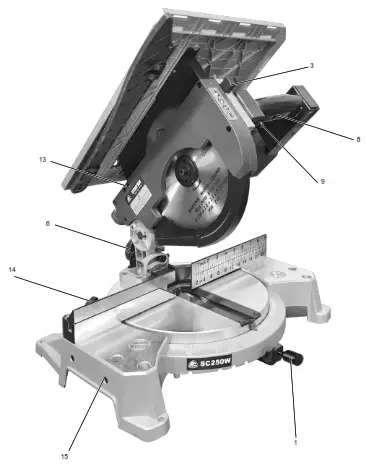 STAYER SC 250W Pro Mitre Saw - Figure4