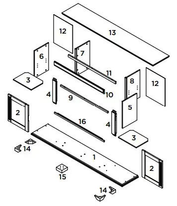 real flame 5110E Wood Landscape Media Electric Fireplace - fig 1