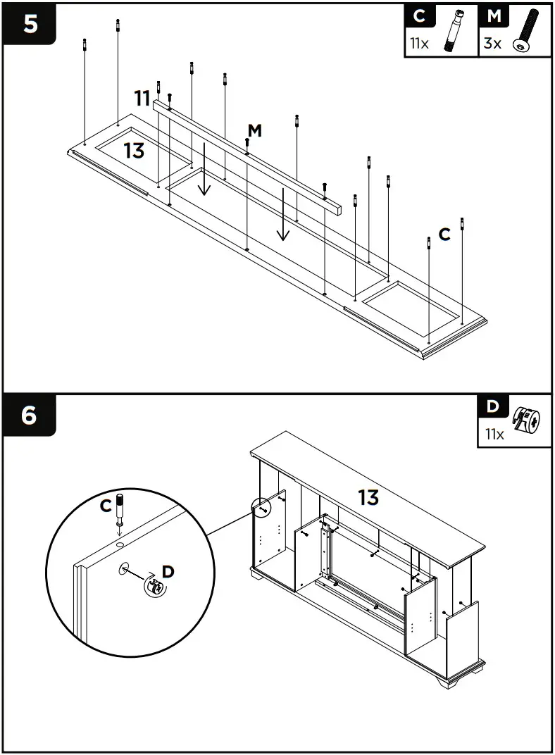 real flame 5110E Wood Landscape Media Electric Fireplace - fig 5