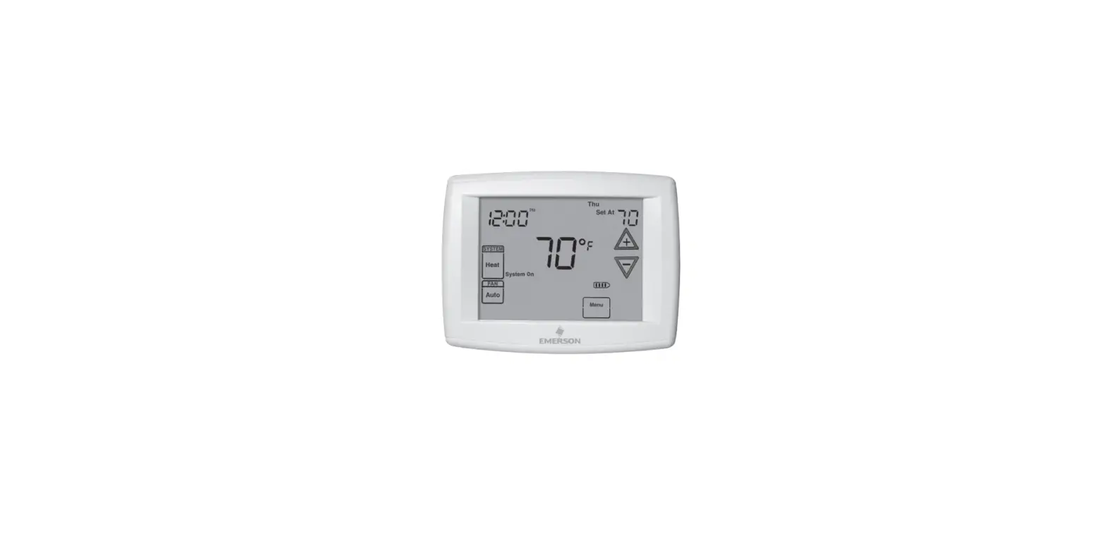Emerson 1f95-1291 Non-programmable Thermostat Installation Guide
