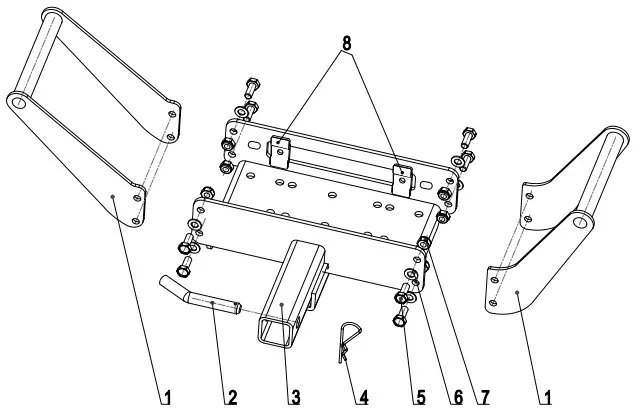 BADLAND-57607-Winch-Hitch-Mount-FIG-5