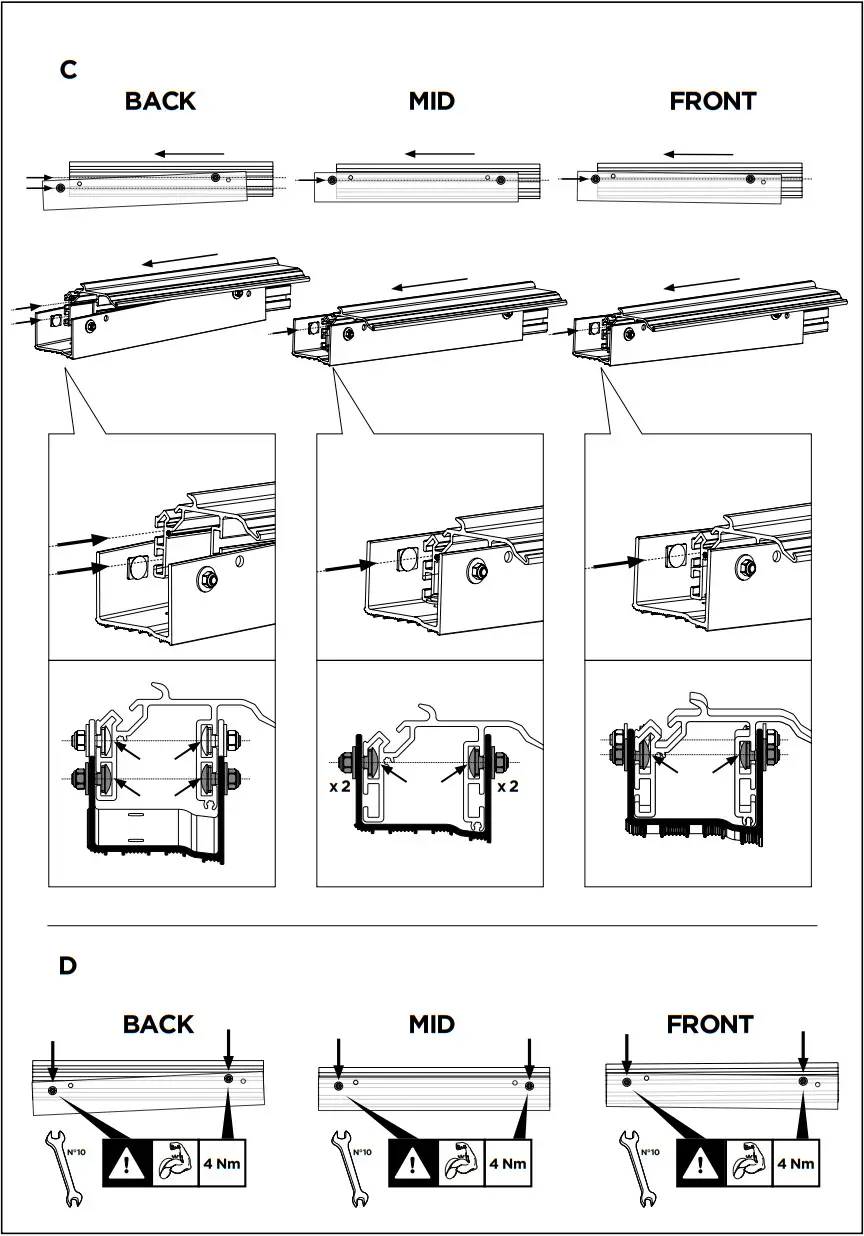 THULE VW Crafter 2017 Adapter Roof - FIGURE 9