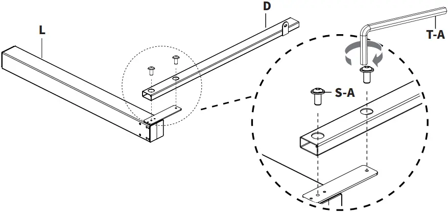 V I V O DESK-E3CT Series - ASSEMBLY STEPS 1