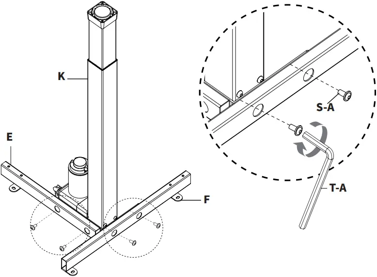 V I V O DESK-E3CT Series - ASSEMBLY STEPS 6