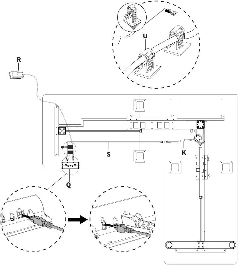 V I V O DESK-E3CT Series - Assembly Options B-6