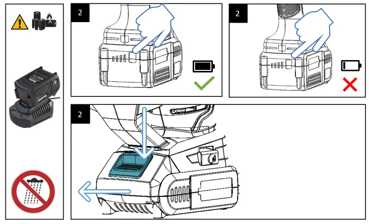 Charge/load battery*
