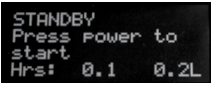 PHOENIX 617B DryMAX BLE LGR Dehumidifier - POWER Button