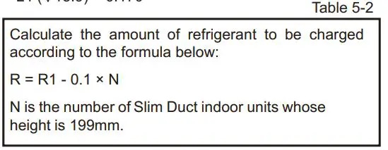 FIG 45 Calculating additional refrigerant charge.JPG