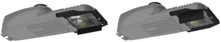 EVOLVE E2SC LED Roadway Security Light - Side Shield 1