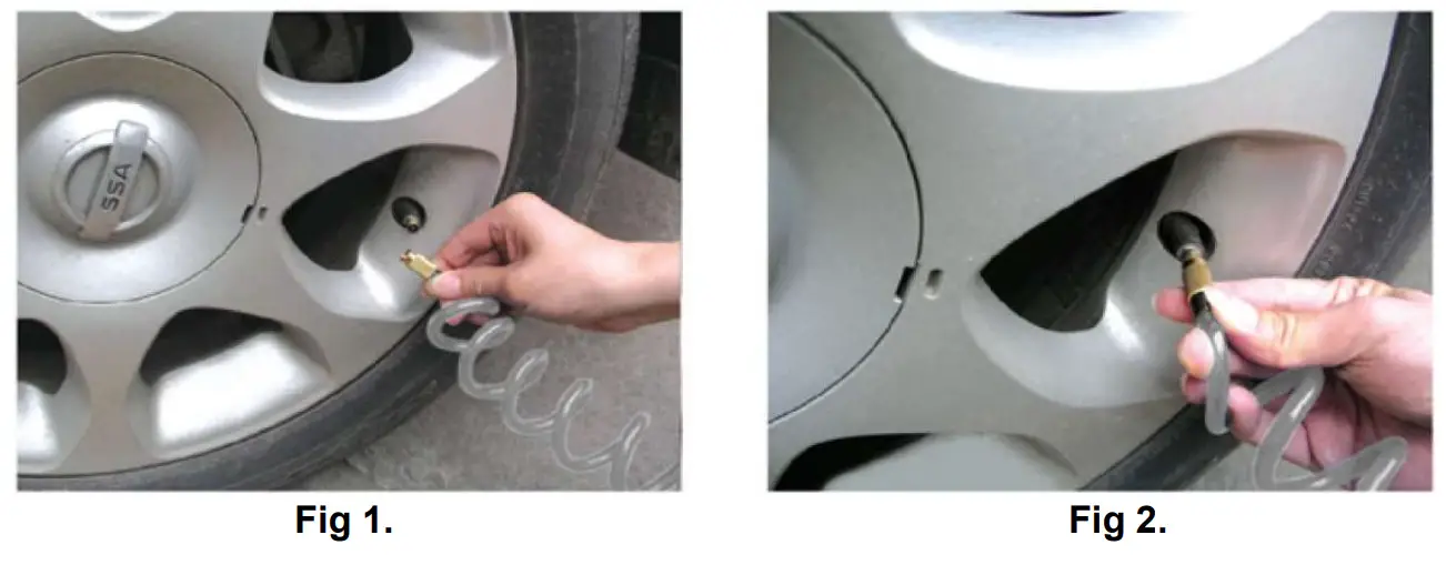 TOYOTA Portable Tyre Pump - fig