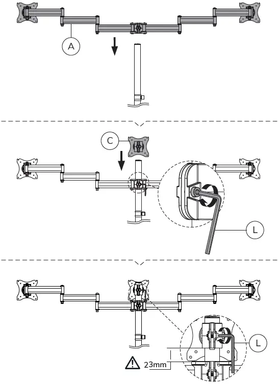 Neomounts-NM-D135D3-Monitor-Desk-Mount-fig-6