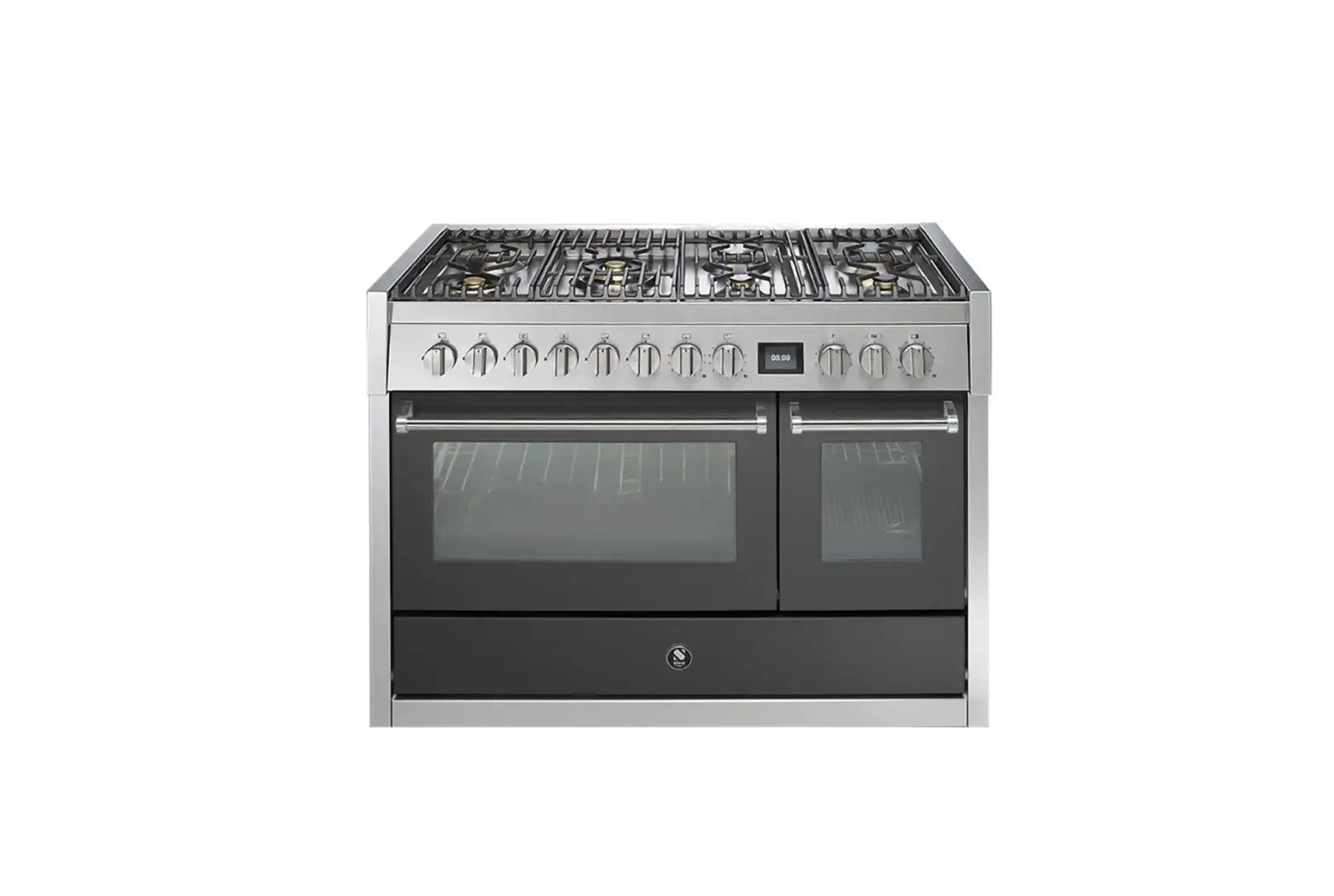 Steel Gq12sf-6m-an Genesi 120cm Anthracite With Nickel Trim Dual Fuel Freestanding Cooker Owner's Manual