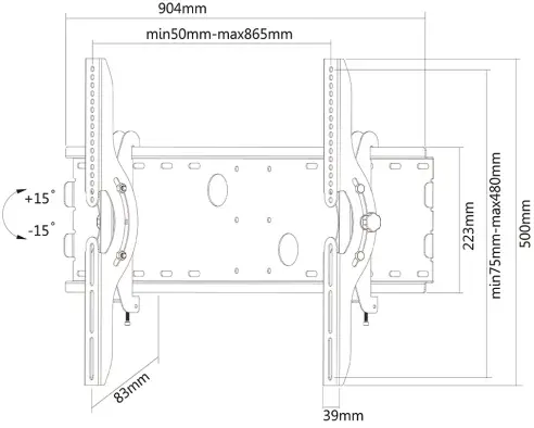 Neomounts-PLASMA-W200-TV-Wall-Mount-fig-1