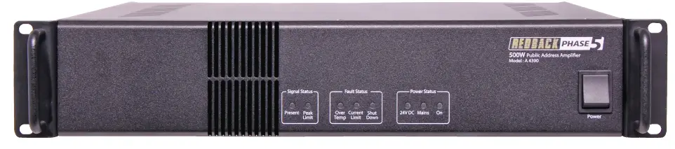 REDBACK-A-4270-Paging-PA-Amplifier-fig-19