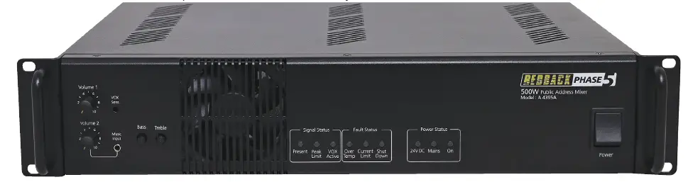 REDBACK-A-4270-Paging-PA-Amplifier-fig-20