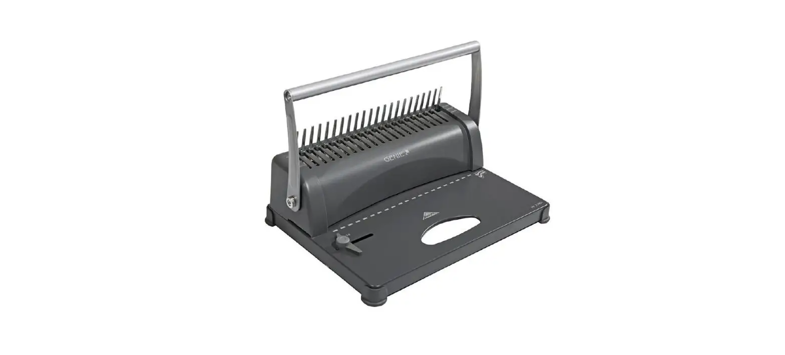 Genie Cb 850 Spiral Binding Device Instruction Manual Genie Cb 850 Spiral Binding Device Instruction Manual