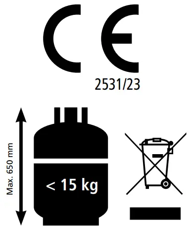 TECTRO TGH 242 R Gas Room Heater - icon 1