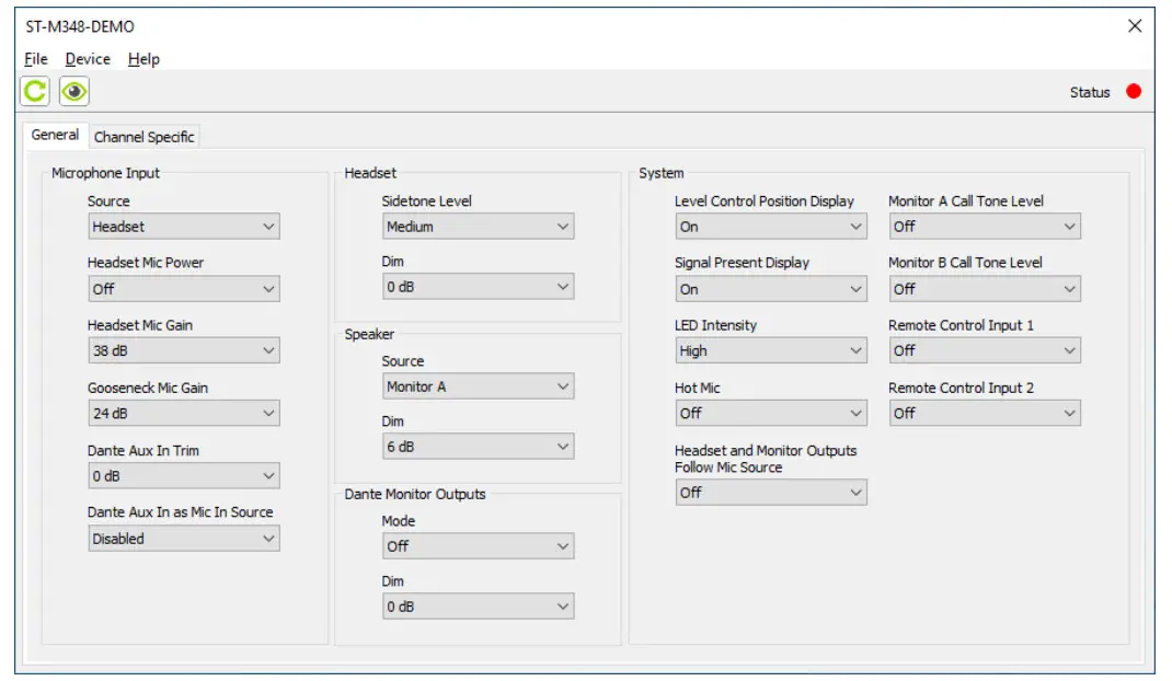 STUDIO TECHNOLOGIES 348 Intercom Station - Fig4