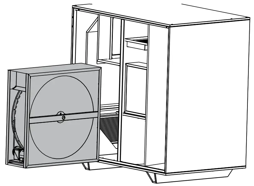 VENTS US Airvents RV Air Handling Unit - Remove the service panel