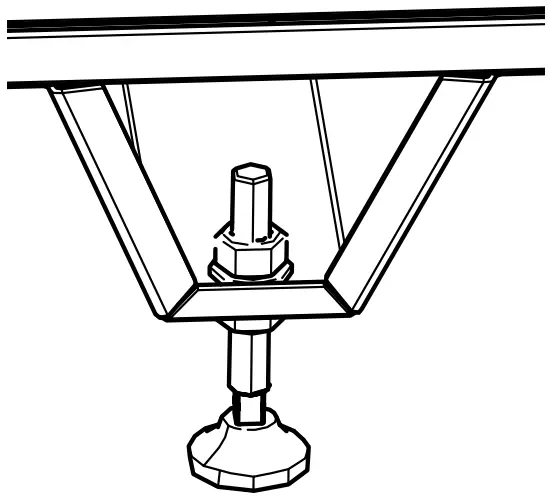 VENTS US Airvents RV Air Handling Unit - adjust horizontal levelling