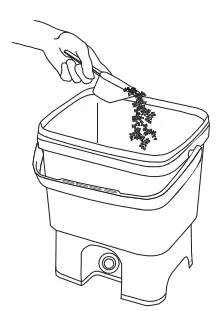 HOZELOCK Pure 85143 Bokashi Composter - Fig 3