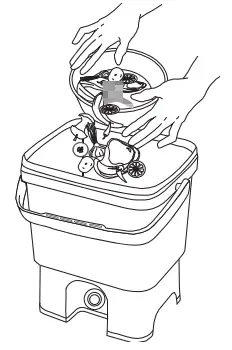 HOZELOCK Pure 85143 Bokashi Composter - Fig 5