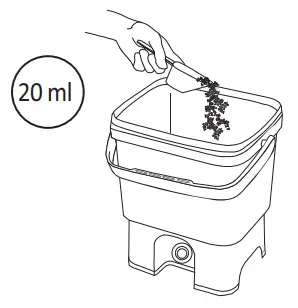 HOZELOCK Pure 85143 Bokashi Composter - Fig 7