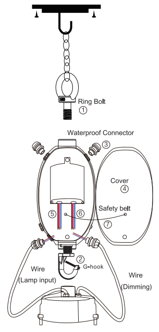 BillDa 100-347Vac Emergency LED Driver - FIG 2