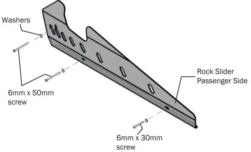 AFX Motorsports SKI126-A Aluminum Rock Sliders - fig 2