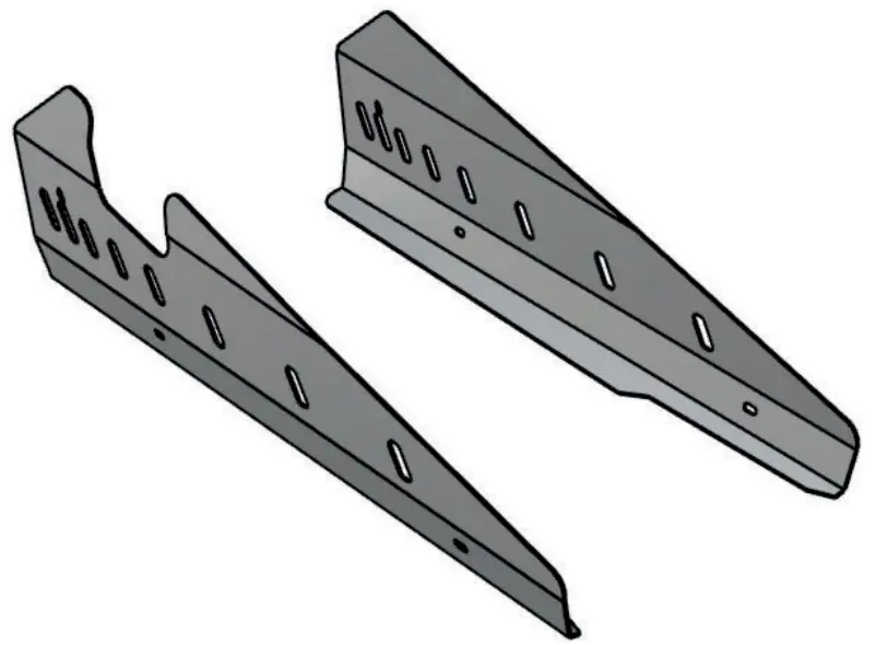 AFX Motorsports SKI126-A Aluminum Rock Sliders