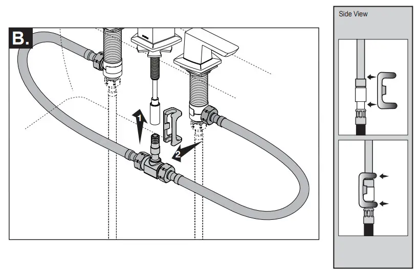 BRIZO 107360 Two Handle Widespread Bathroom Faucets - valve assemblies1