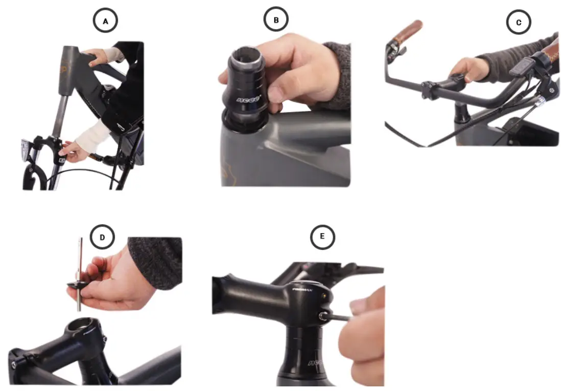 Ride1UP 500 Series E-bike Electric Bike - Assembling