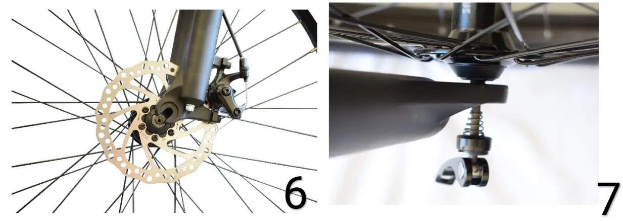 Ride1UP 500 Series E-bike Electric Bike - parts 4