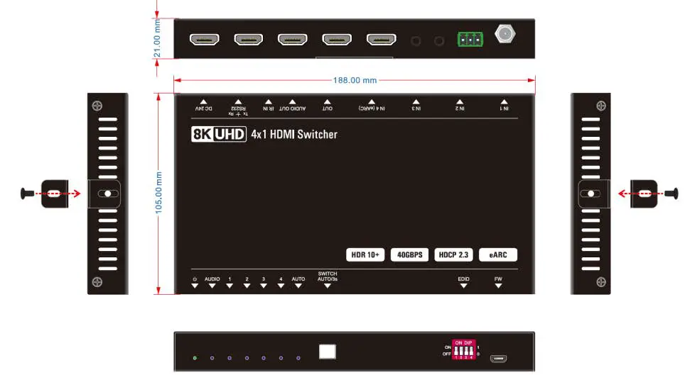 WUH4ARC-8K-8K-UHD-4x1-HDMI-Switcher-8