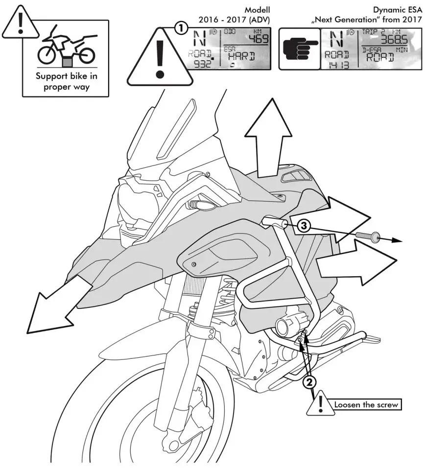 TOURATECH BMW R1200 Series Bike Suspension - fig 2