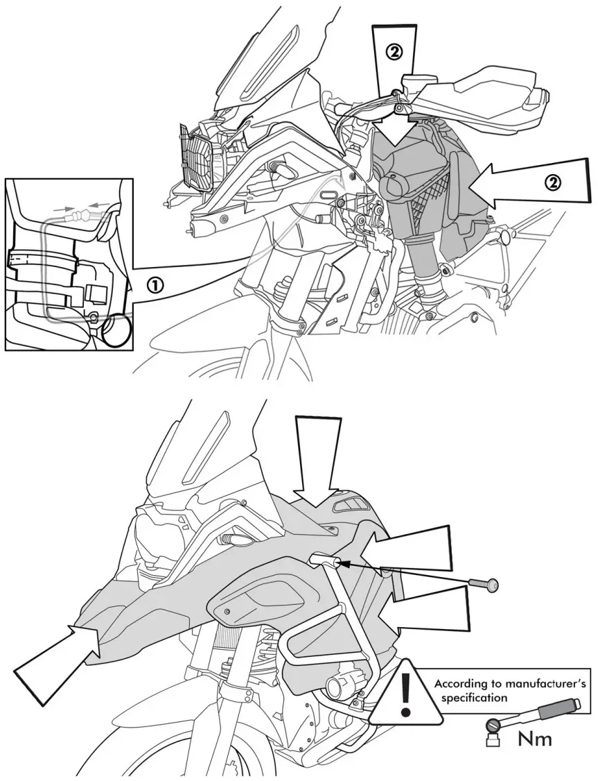 TOURATECH BMW R1200 Series Bike Suspension - fig 5