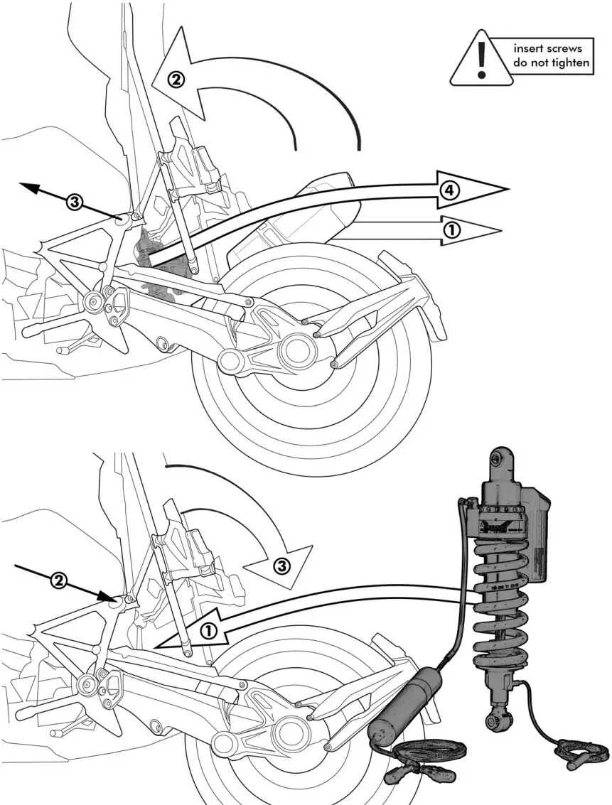 TOURATECH BMW R1200 Series Bike Suspension - fig 7