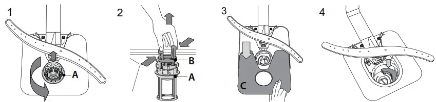 Whirlpool WFE 2B19 X Dishwasher - CLEANING AND MAINTENANCE 1