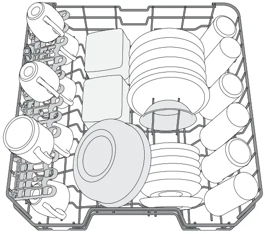 Whirlpool WFE 2B19 X Dishwasher - LOADING THE RACKS 1