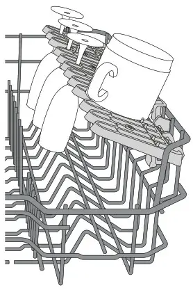 Whirlpool WFE 2B19 X Dishwasher - LOADING THE RACKS 3