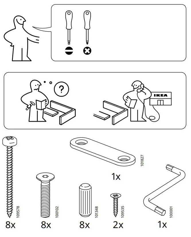 IKEA 002.990.62 TJUSIG Bench with Shoe Storage - Fig 1