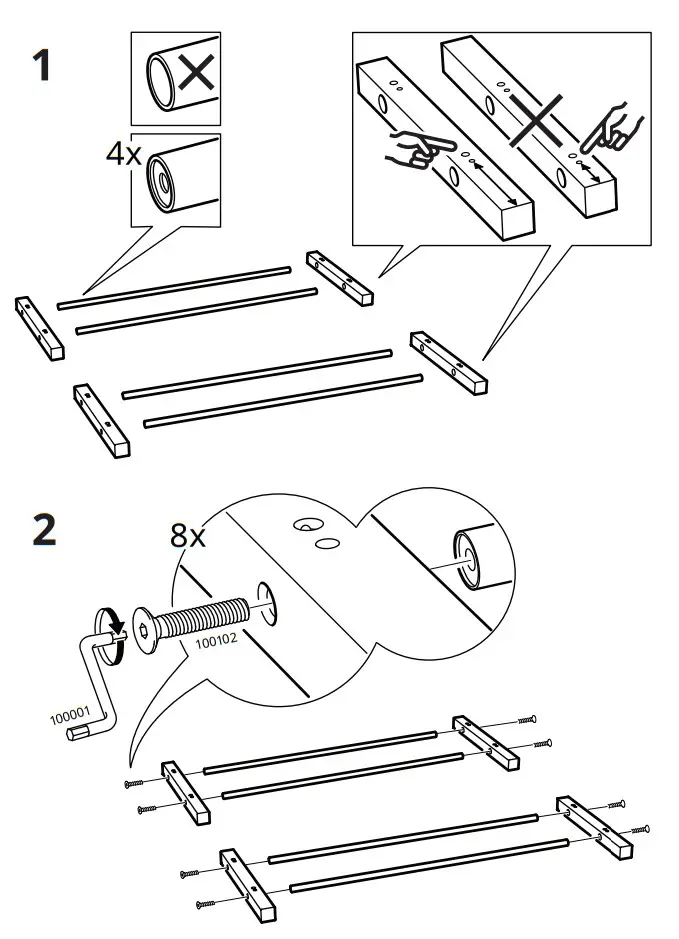 IKEA 002.990.62 TJUSIG Bench with Shoe Storage - Fig 2