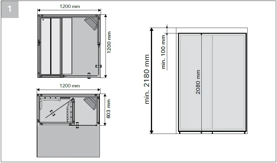 HARVIA-SHSF1212BL-SmartFold-Bathroom-Saunas-fig-4