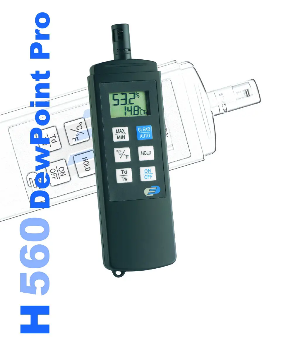 DOSTMANN H560 DewPoint Pro Digital Thermo Hygrometer Cover
