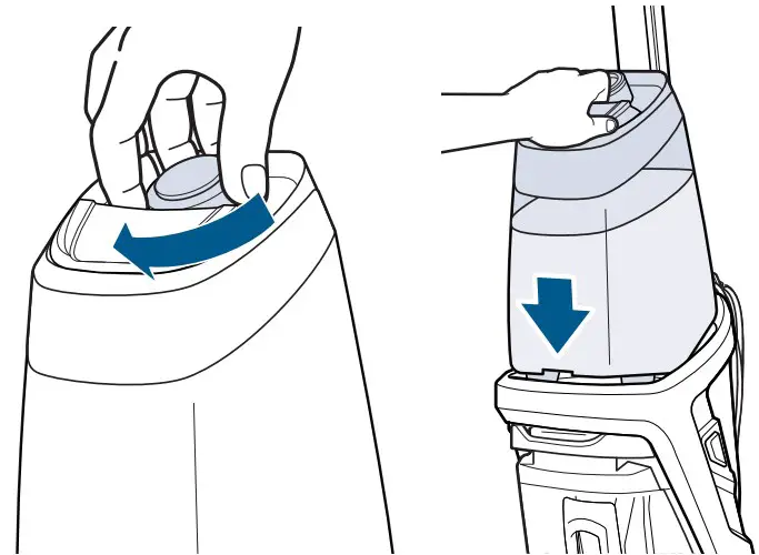 Filling the Clean Water Tank