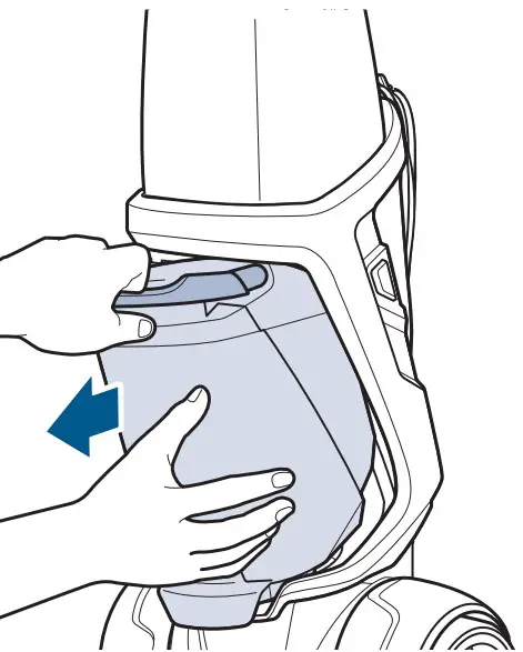 Emptying the Dirty Water Tank