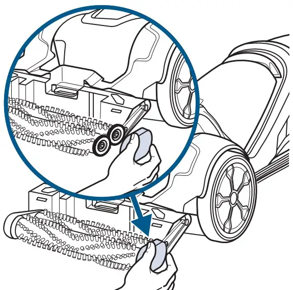 Replacing the Belts and Brush Rolls